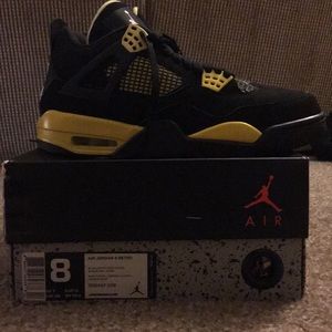 Jordan 4 thunder price negotiable